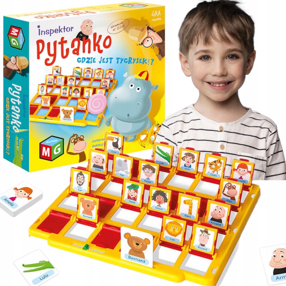 GRA RODZINNA INSPEKTOR PYTANKO GDZIE JEST TYGRYSEK ? KIM JEST ? ZGADYWANKA