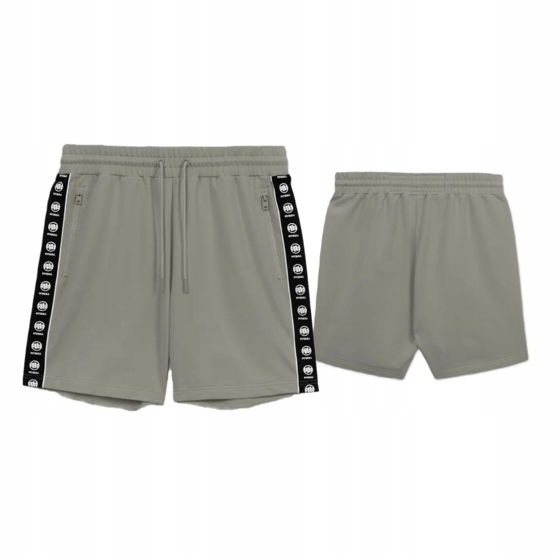 Pitbull West Coast Pánské Teplákové Kraťasy Tape Nugget Šalvějový Salvia XXL