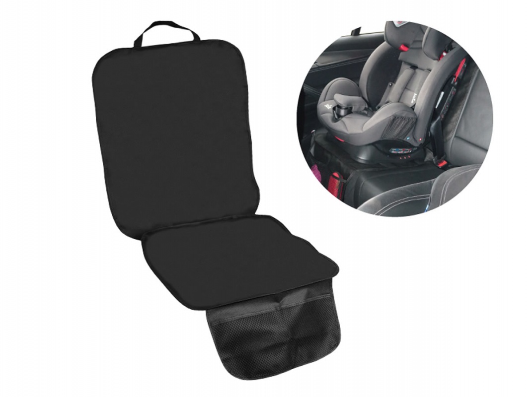 MATA OCHRONNA POD FOTELIK ISOFIX Z ORGANIZEREM