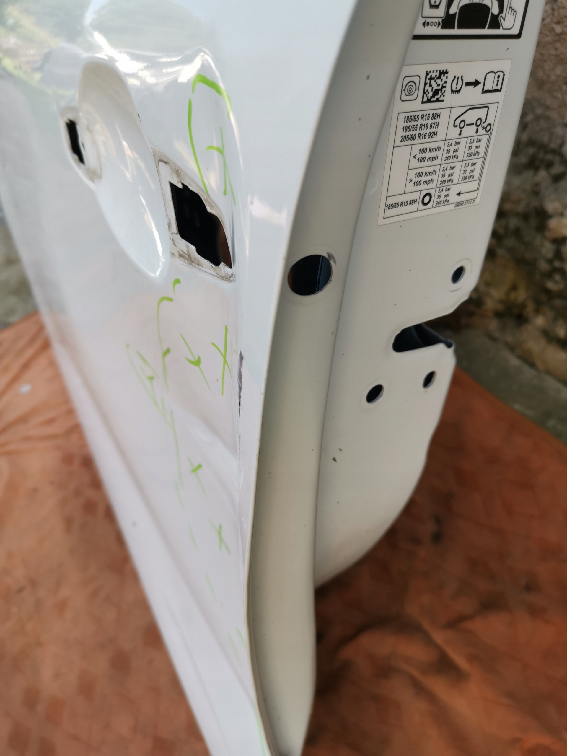 Dacia Sandero III 2020+ Jogger door left front left front damaged