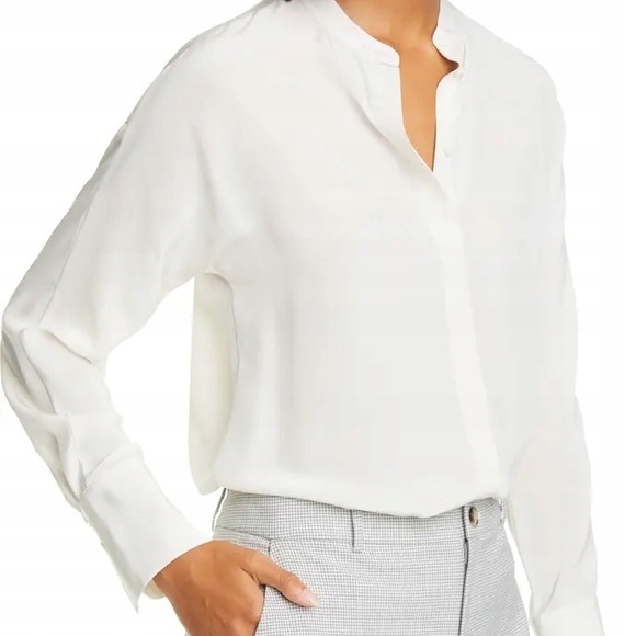 Koszula z jedwabiu Club Monaco XL