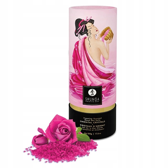 Shunga Bath Salts Aphrodisia 500 g aromatická sůl do koupele do koupele