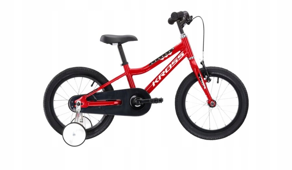 Rower Dziecięcy Kross Racer 4.0 Alu 16" Red kółka boczne