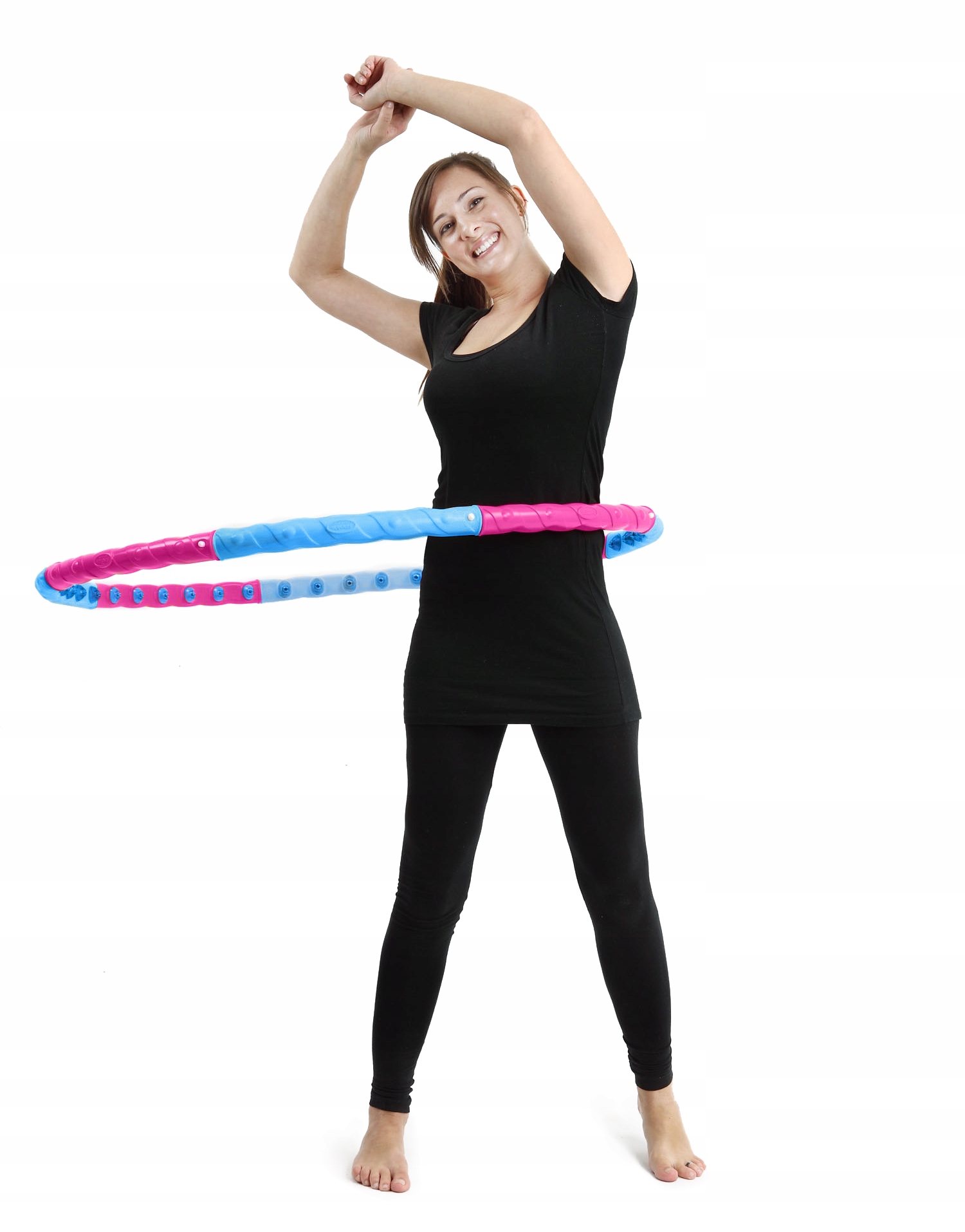 HULAHOP ALL4FIT ODCHUDZAJĄCE SKŁADANE KOŁO KULKI MASUJĄCE FIT 108 cm Marka All4Fit