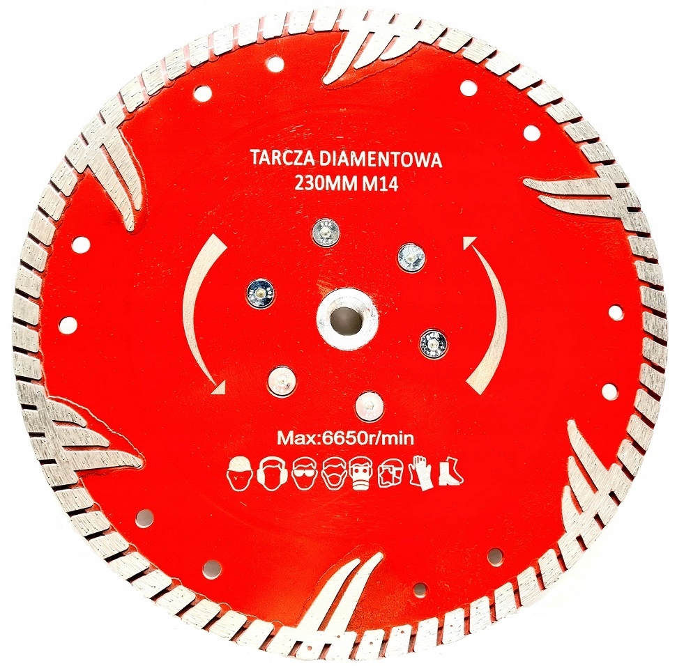 

Tarcza Diamentowa Do Betonu Granitu 230MM M14
