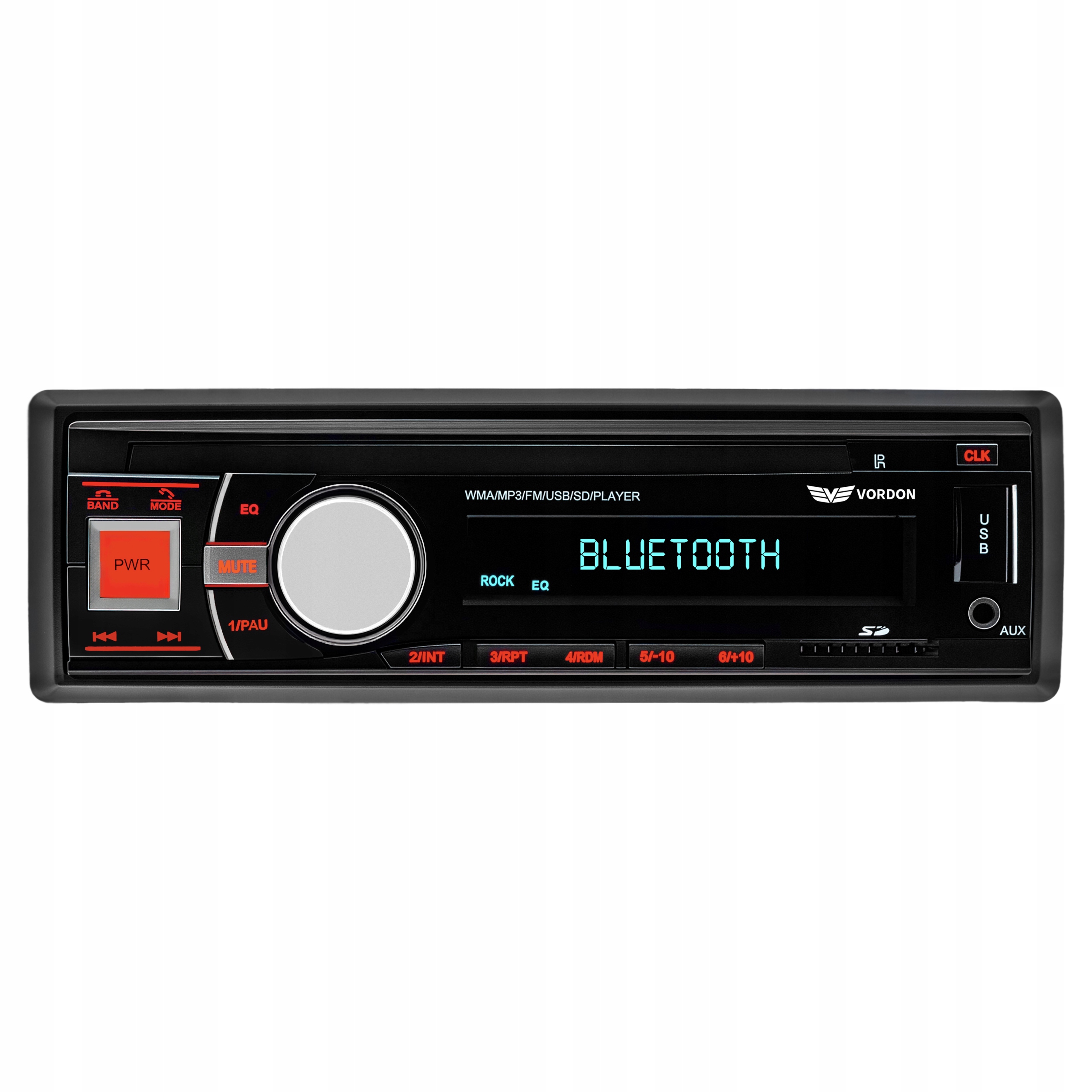 Vordon HT-172 radio samochodowe Bluetooth Aux MP3 Sd Usb pilot