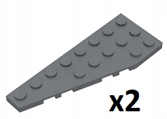 

Lego 50305 Płytka Skos 8x3 C. Szary Dbg 2 szt. N