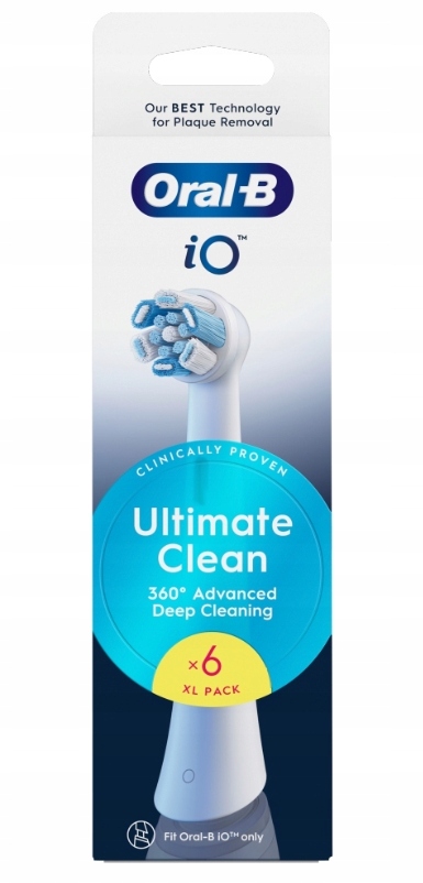 Końcówka szczoteczki Oral-B iO Ultimate Clean biały (6 szt.)