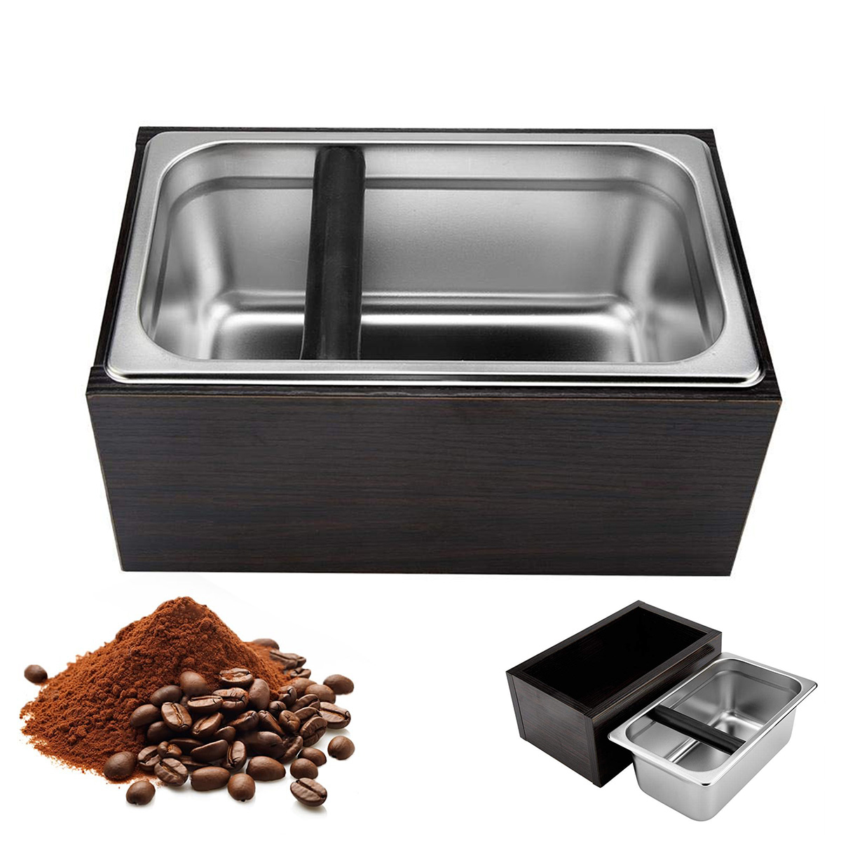 Pojemnik Na Fusy Do Kawy Stali Do Kawiarn Stal Nierdzewna Odbijak Knock Box