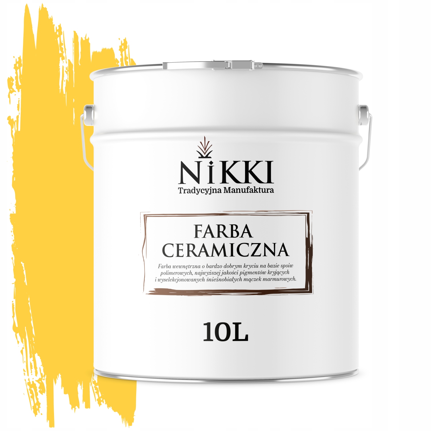 Keramická Stropná Farba Zlatá H7064 Hlboká Matná Na Steny 10 L