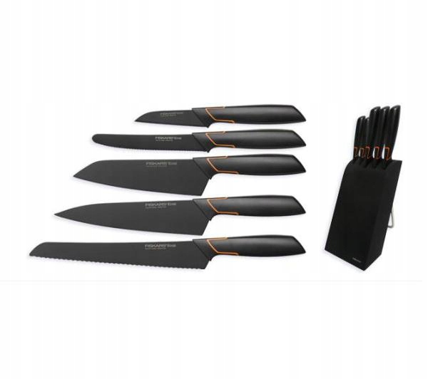 Sada nožov v bloku Fiskars Edge 5 ks