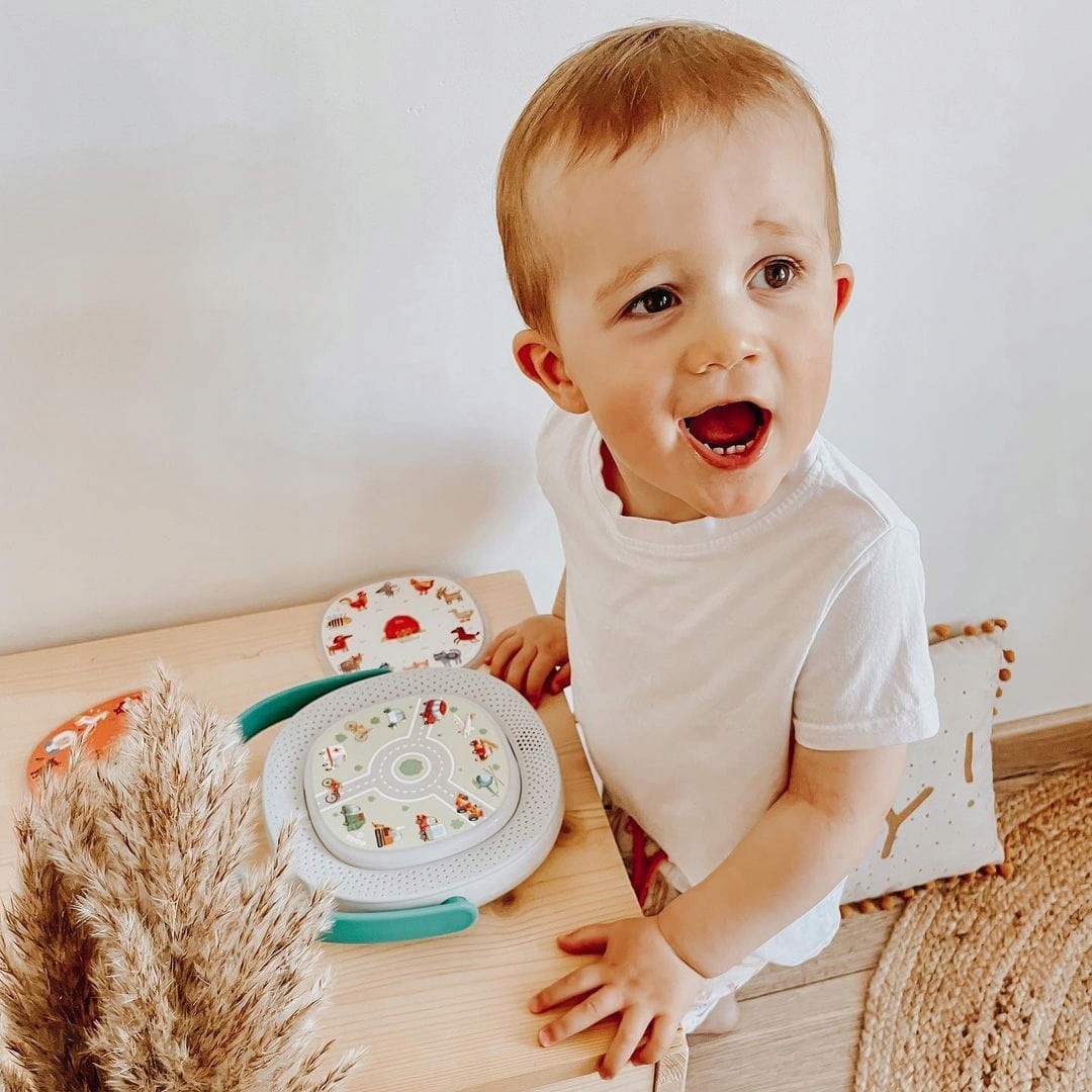 INTERAKTYWNA ZABAWKA EDUKACYJNA NAUKA JĘZYKÓW 5 DYSKÓW TIMIO Kolor dominujący wielokolorowy