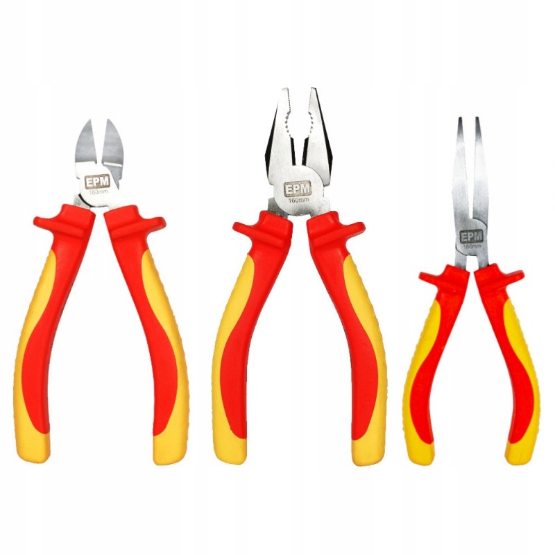 Sada Izolovaných Kleští 3 Kusy 160 MM Crv