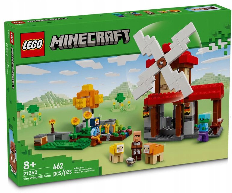 Lego 21262 Minecraft – Farma S Větrným Mlýnem