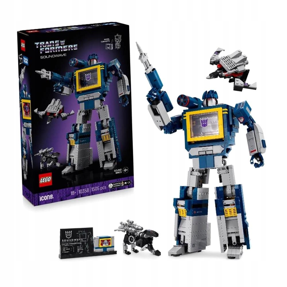 Lego (r) Icons 10358 Transformers: Soundwave