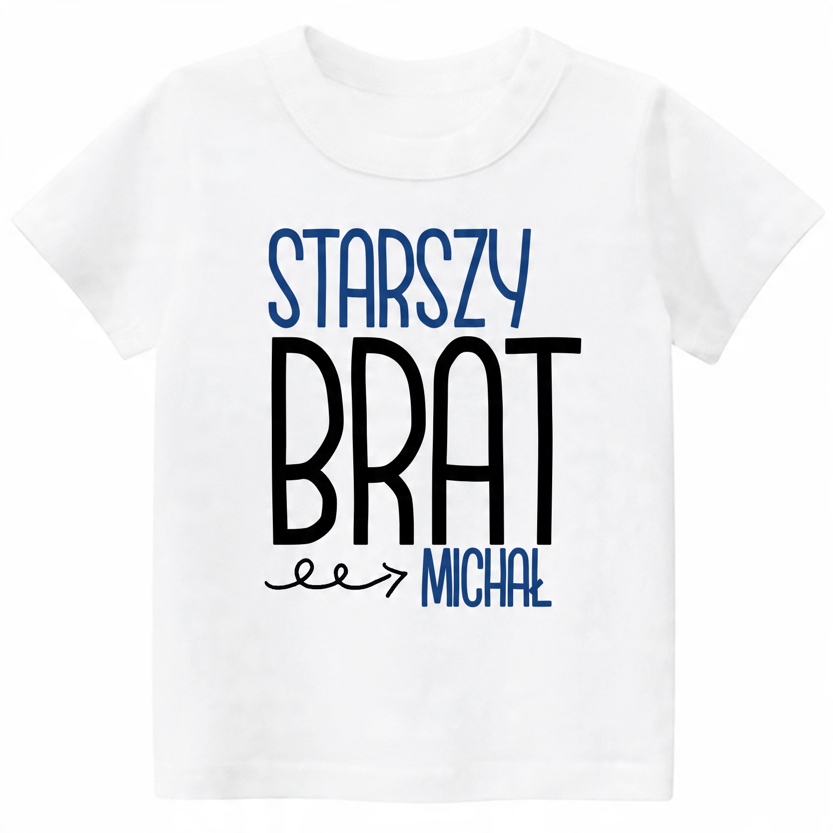 

T-shirt koszulka Starszy Brat Imię Dziecka r. 128