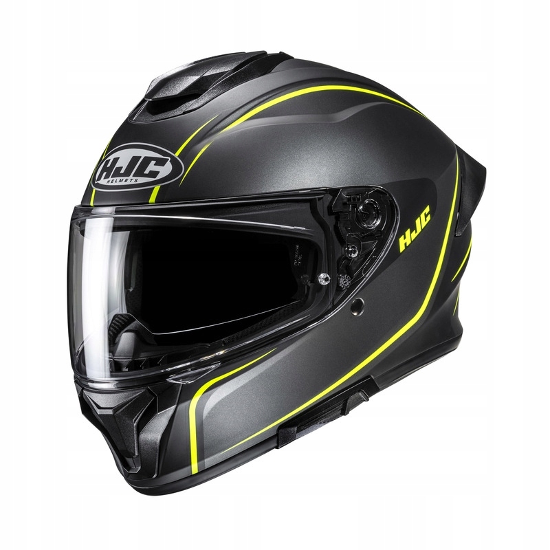 Motocyklová Prilba Hjc C71 Quez Black Yellow (s)