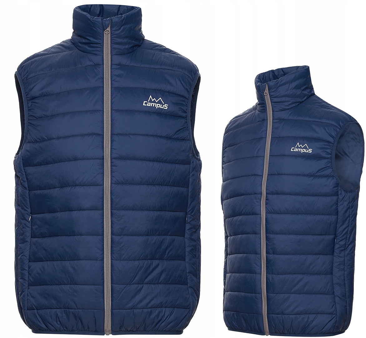 

Bezrękawnik Męski Pikowany Lekki Solen Campus -3XL