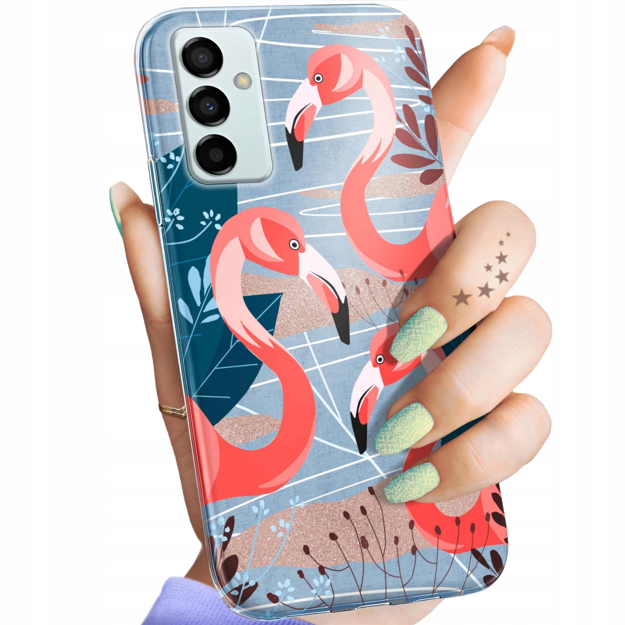 ETUI DO SAMSUNG GALAXY M23 5G WZORY FLAMING FLAMINGI PTAKI OBUDOWA CASE