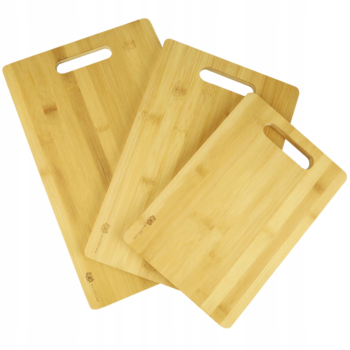 ZESTAW DESEK DO KROJENIA BAMBUSOWE Z UCHWYTEM KUCHENNE 3 szt.