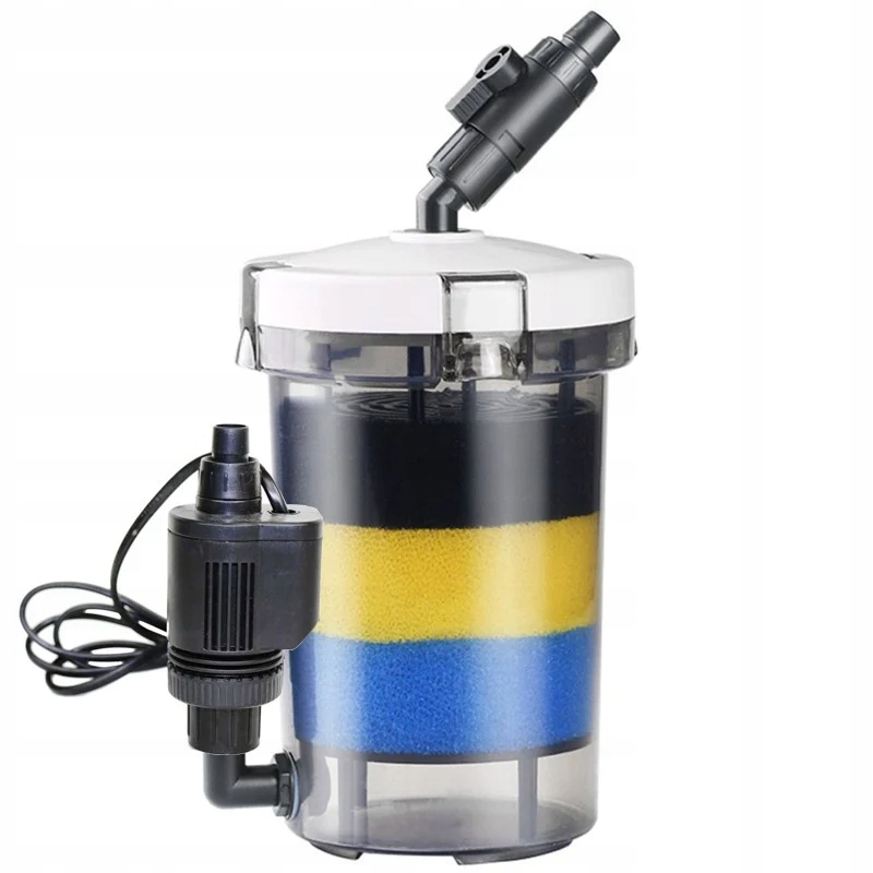Levně Vnější Kelímkový Filtr Do Akvária 400 L/h S Filtračními Vložkami