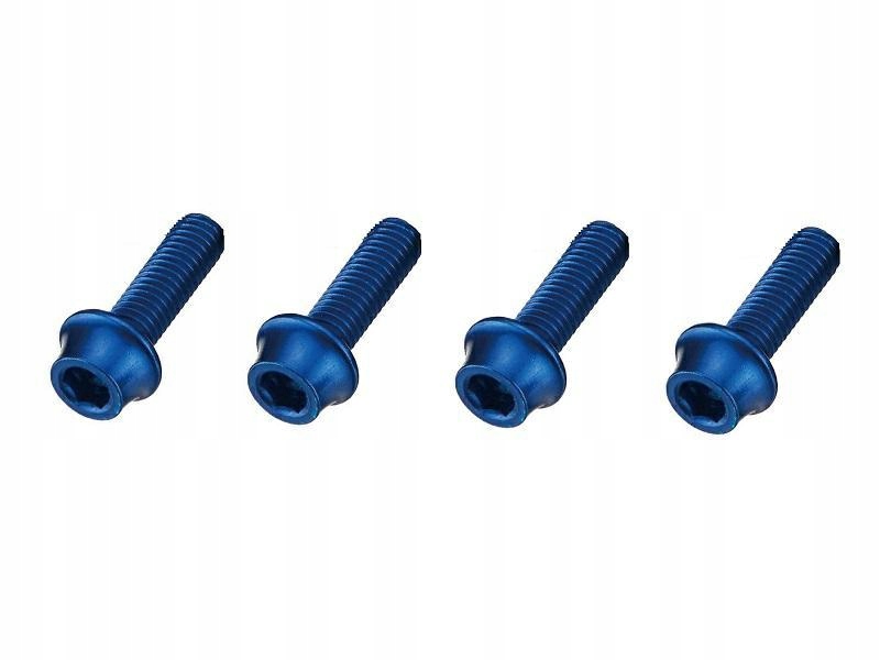 

Śrubki Token Alu 4szt M5x16mm niebieskie
