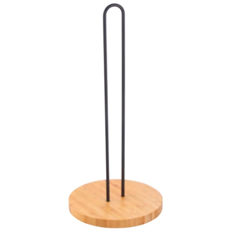 

Stojak na ręcznik do papieru bambus/czarny 08235