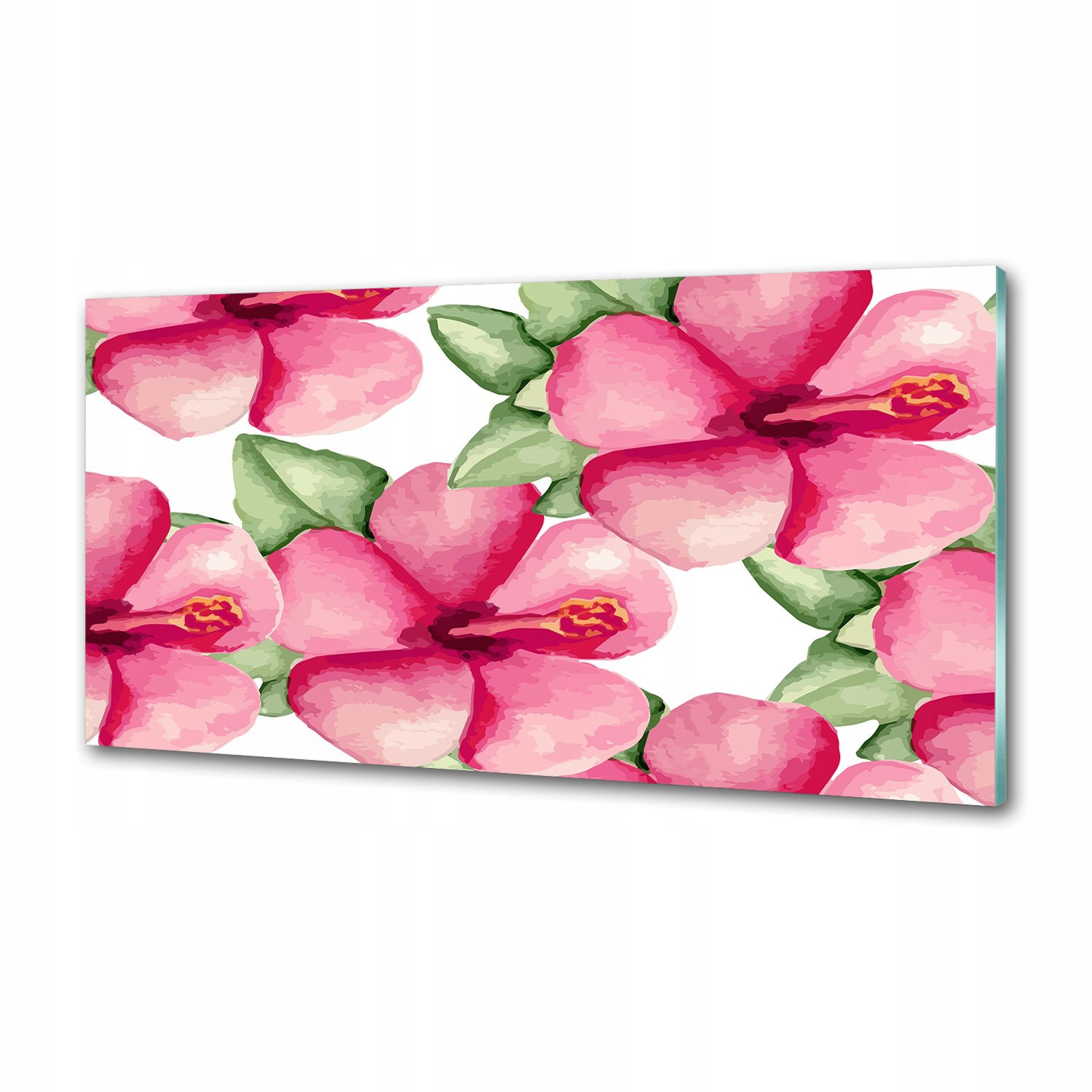 Panel do kuchyne Tropické kvety 100 x 50 cm Lepidlo