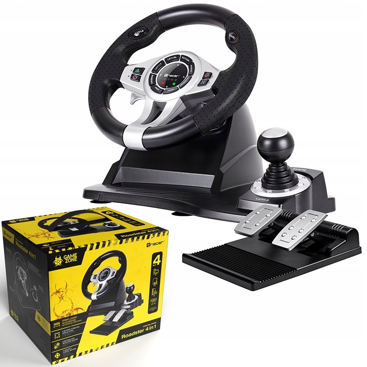 

Kierownica 4w1 PS4 Pc PS3 Xbox One Biegi Pedały