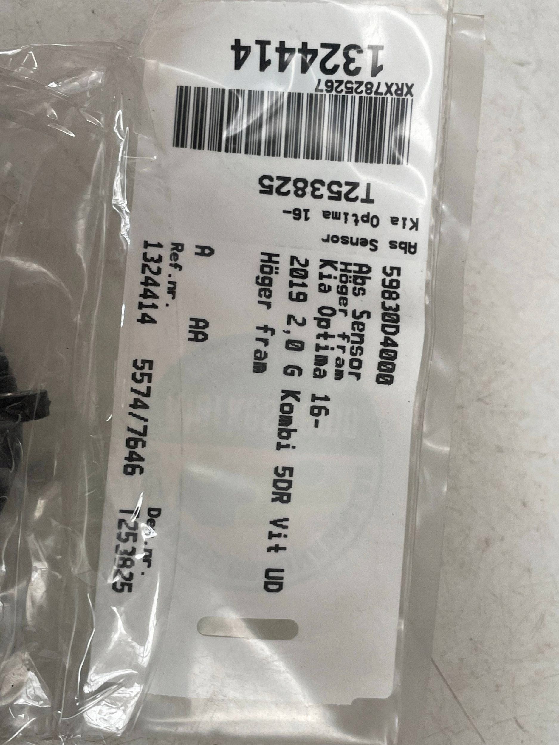 sensor PREDKOSCI wheels ABS KIA OPTIMA 59830-D4000 @M