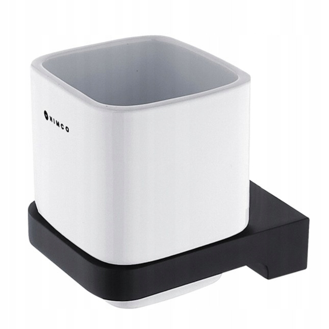 Nimco Maya Černá držák na kartáčky, keramika, Patent design Mac 29058K-90