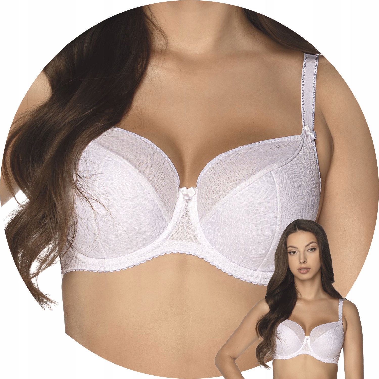 

Gaia 594 Sandy Biustonosz Semi Soft biały 70H