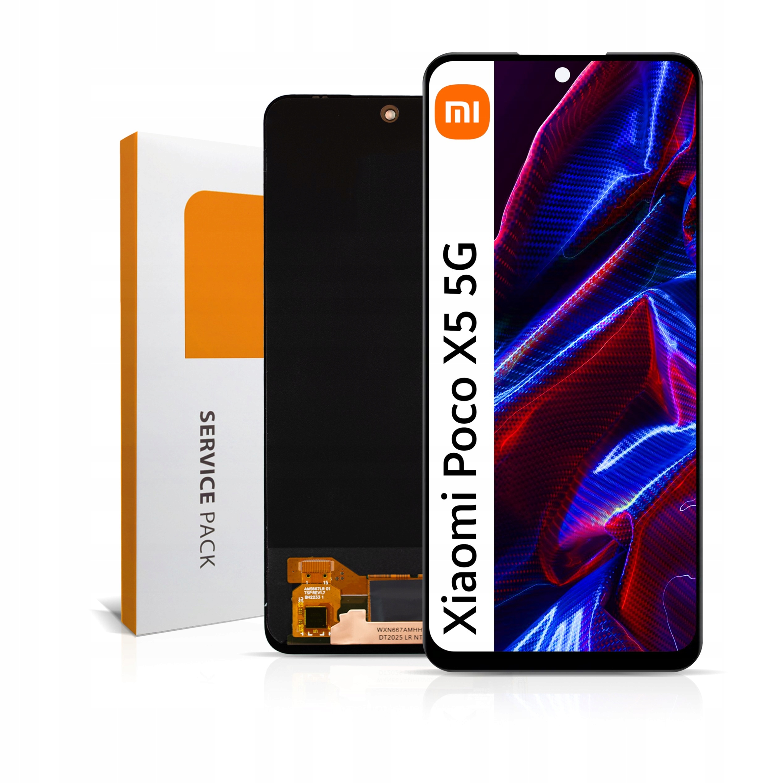 22111317PI LCD pre Poco X5 Service Pack Matrica Originál Zila