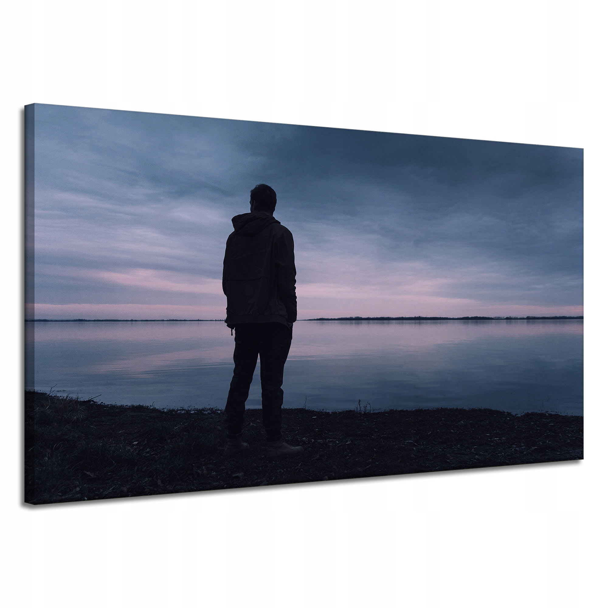 Obraz na plátně Příroda Jezero Západ 120x70 cm