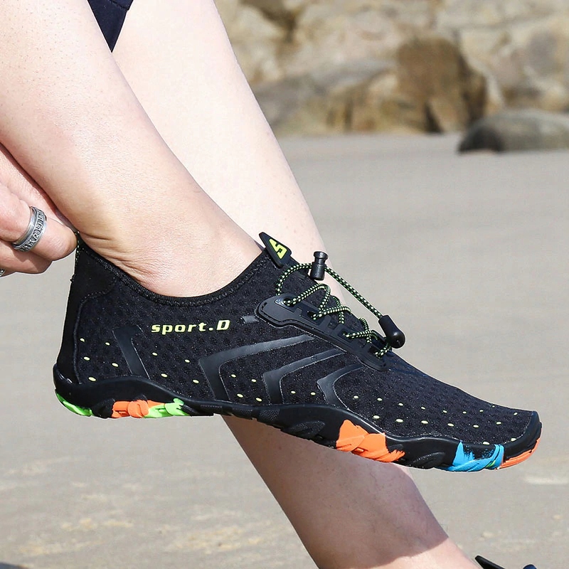 BUTY DO WODY PLAŻOWE PŁYWANIE JEŻOWCE RZEKI CZARNY Płeć produkt uniseks