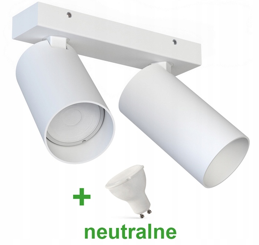 Moderní Závěsné stropní svítidlo s nástěnným svítidlem Mono 2 Bílé žárovky součástí balení