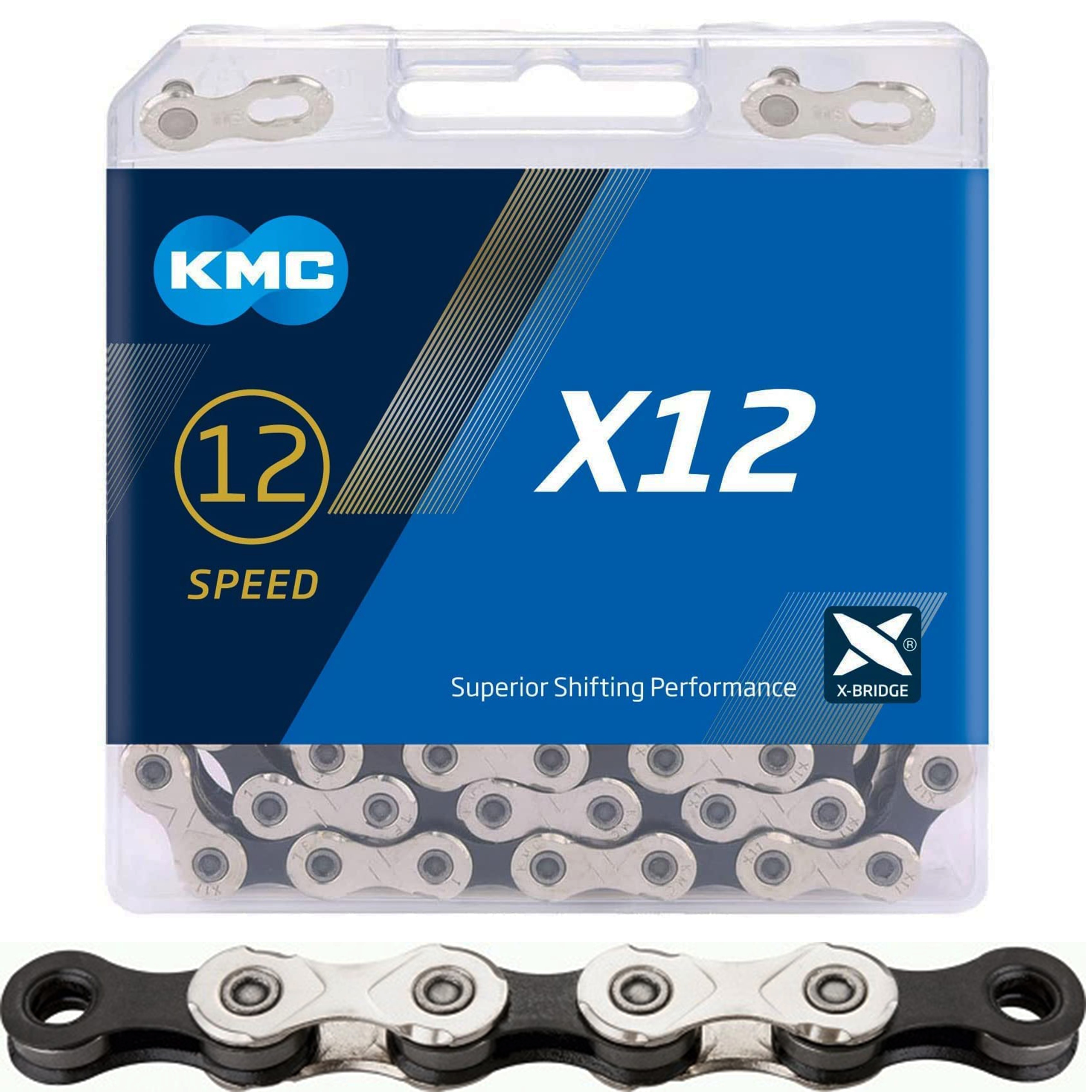 

Łańcuch rowerowy Kmc X12 12 rz. Spinka Box 12 L