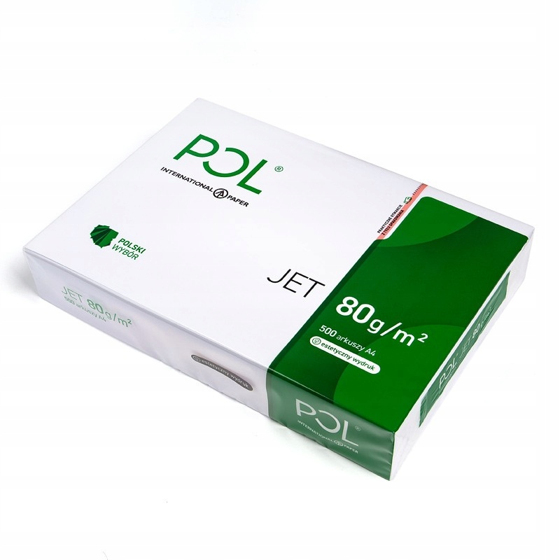 

Papier ksero A4 Poljet 80g CIE166 Białość A