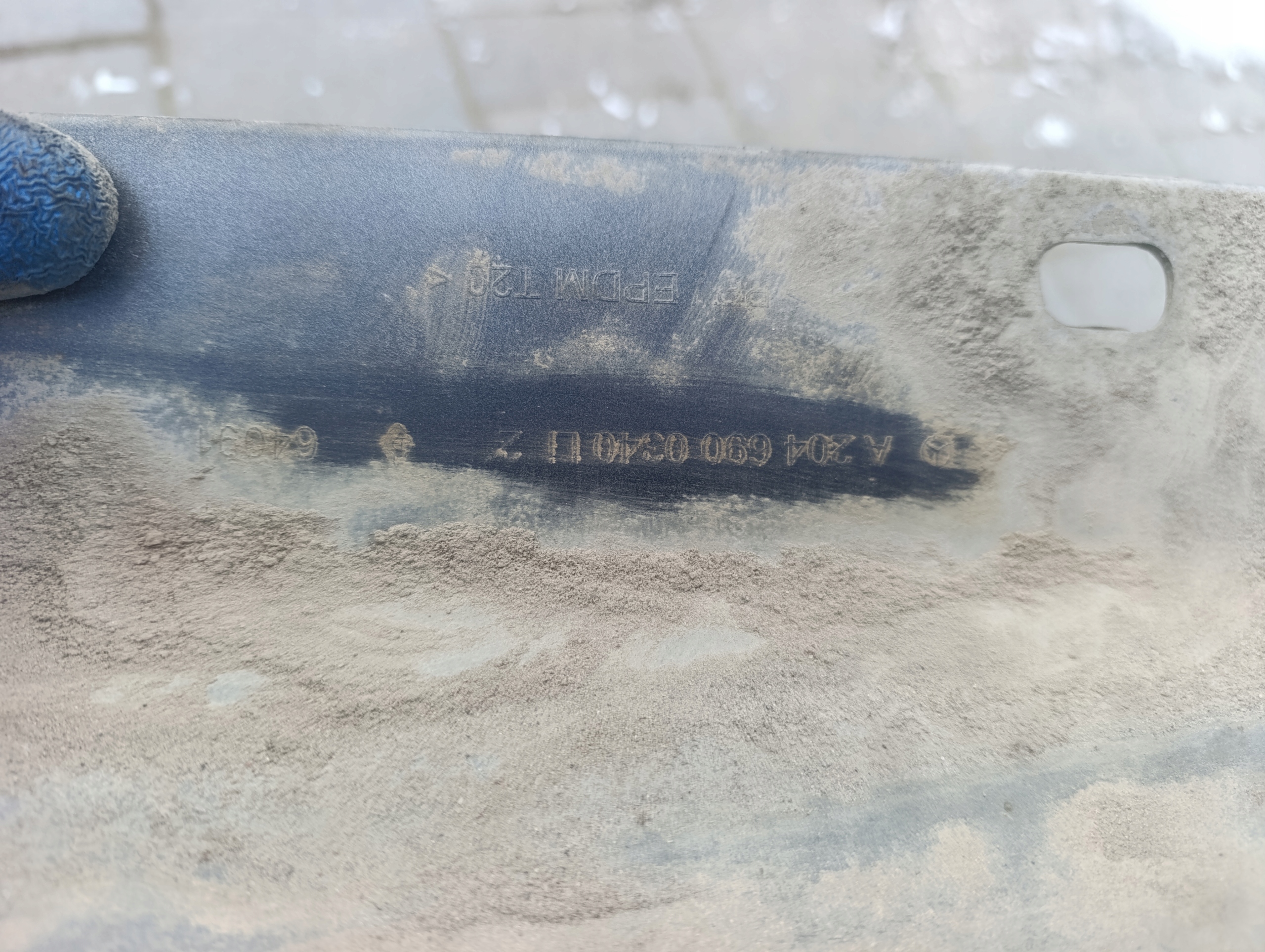 moulding threshold left threshold left MERCEDES C klasa W204 colour 792