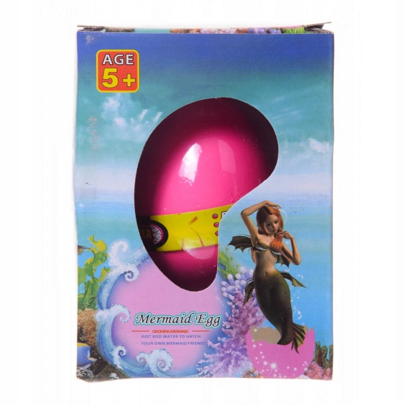 SYRENKA ROSNĄCA W JAJKU WYKLUWANIE 48H JEDNOROŻEC Płeć chłopcy dziewczynki