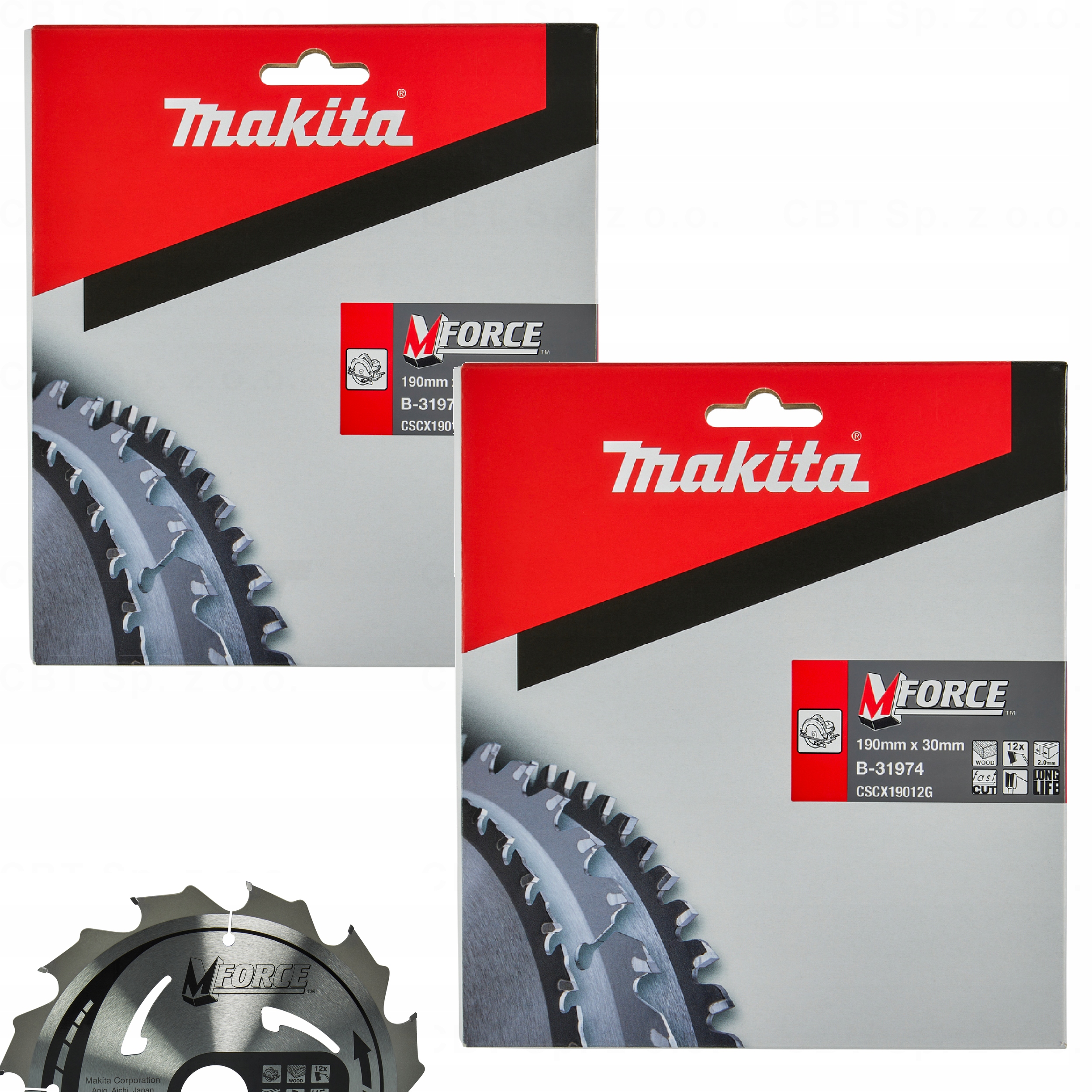 Řezací Kotouč Na Dřevo 190 X 30 MM Mforce Kotoučová Pila S 12 Zuby