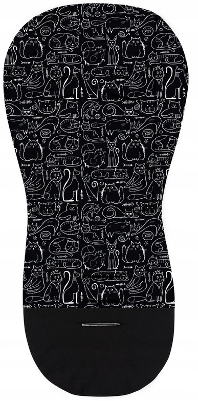 

Wkładka do spacerówki Petite&Mars Black Cats