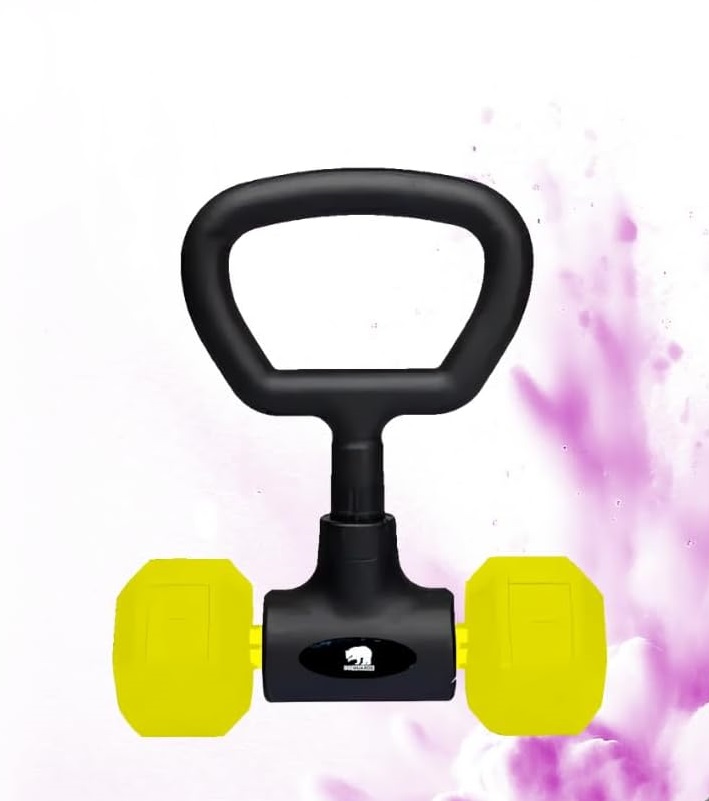 Regulowany Uchwyt Kettlebell Konwerter Hantli Czarny