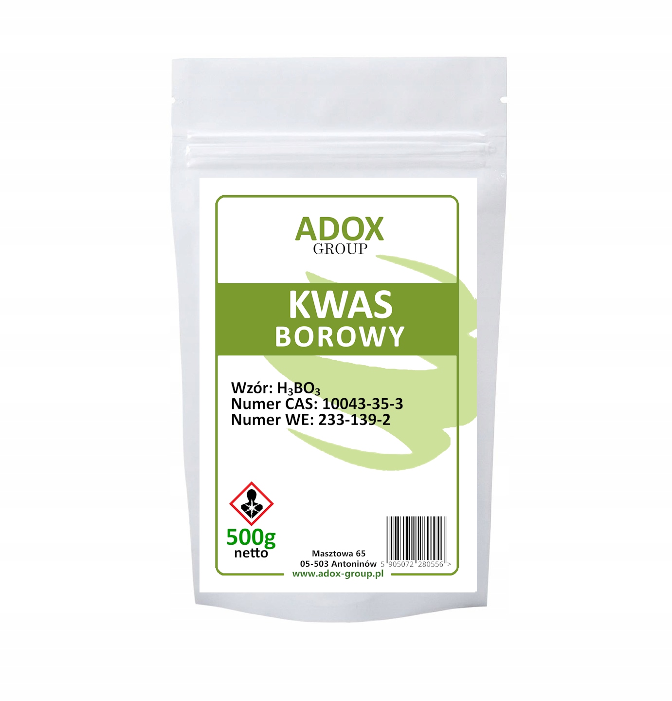 

Kwas borowy 500g Adox