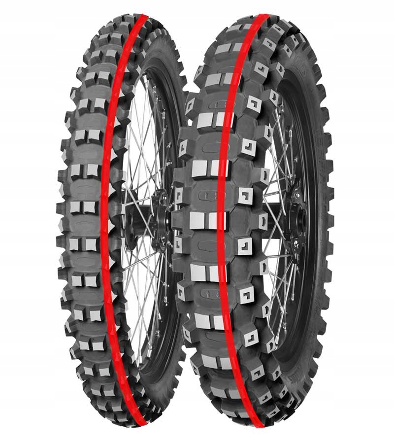Mitas Pneumatika 90/90-14 Terra Force-mx Mh Pitcross Medium Hard (červený Pásik)