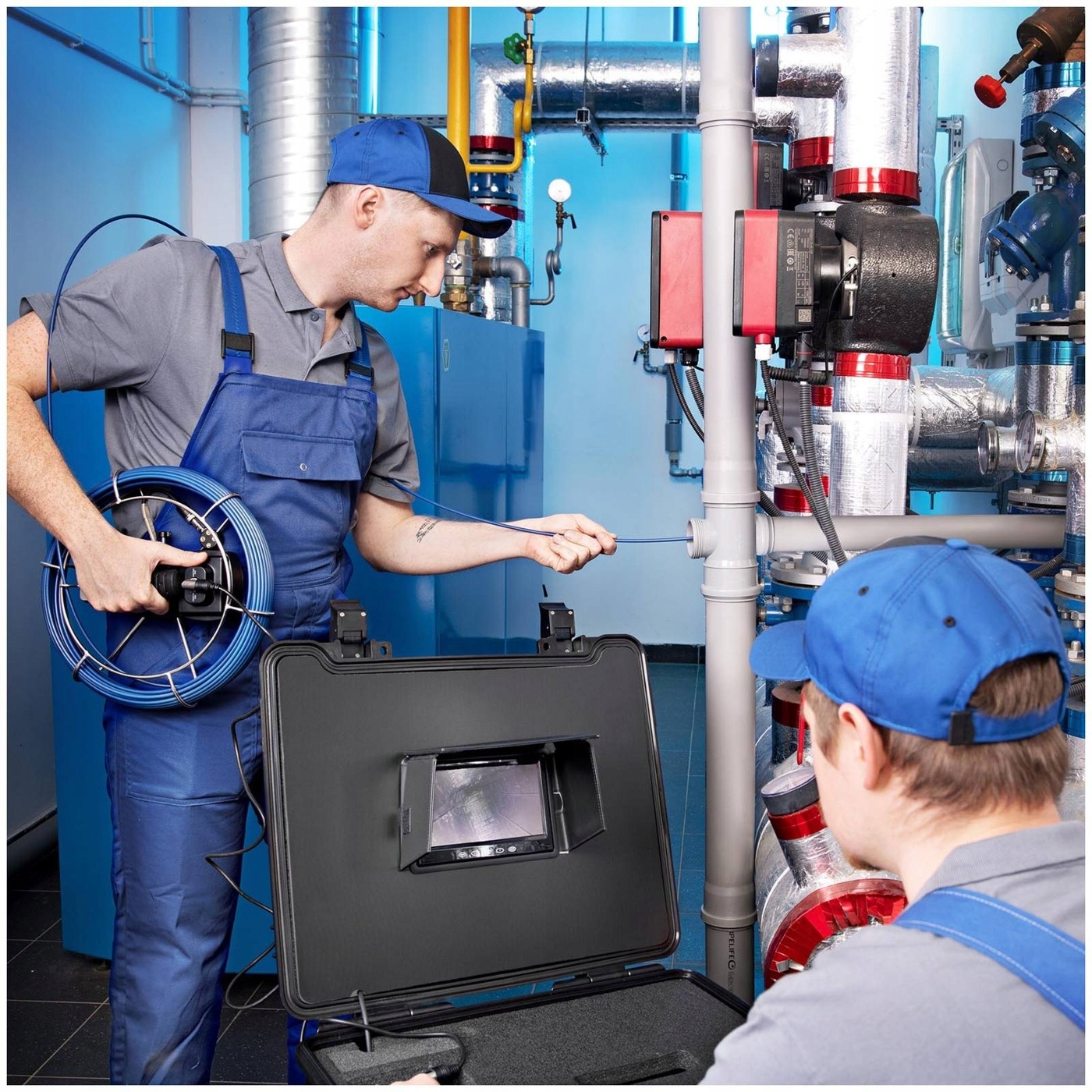 KAMERA ENDOSKOPOWA DO INSPEKCJI RUR MONITOR LCD 7' Kod producenta 10030900