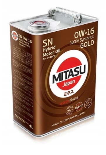 Olej silnikowy Mitasu Gold Hybrid 0W-16 4L MJ-106