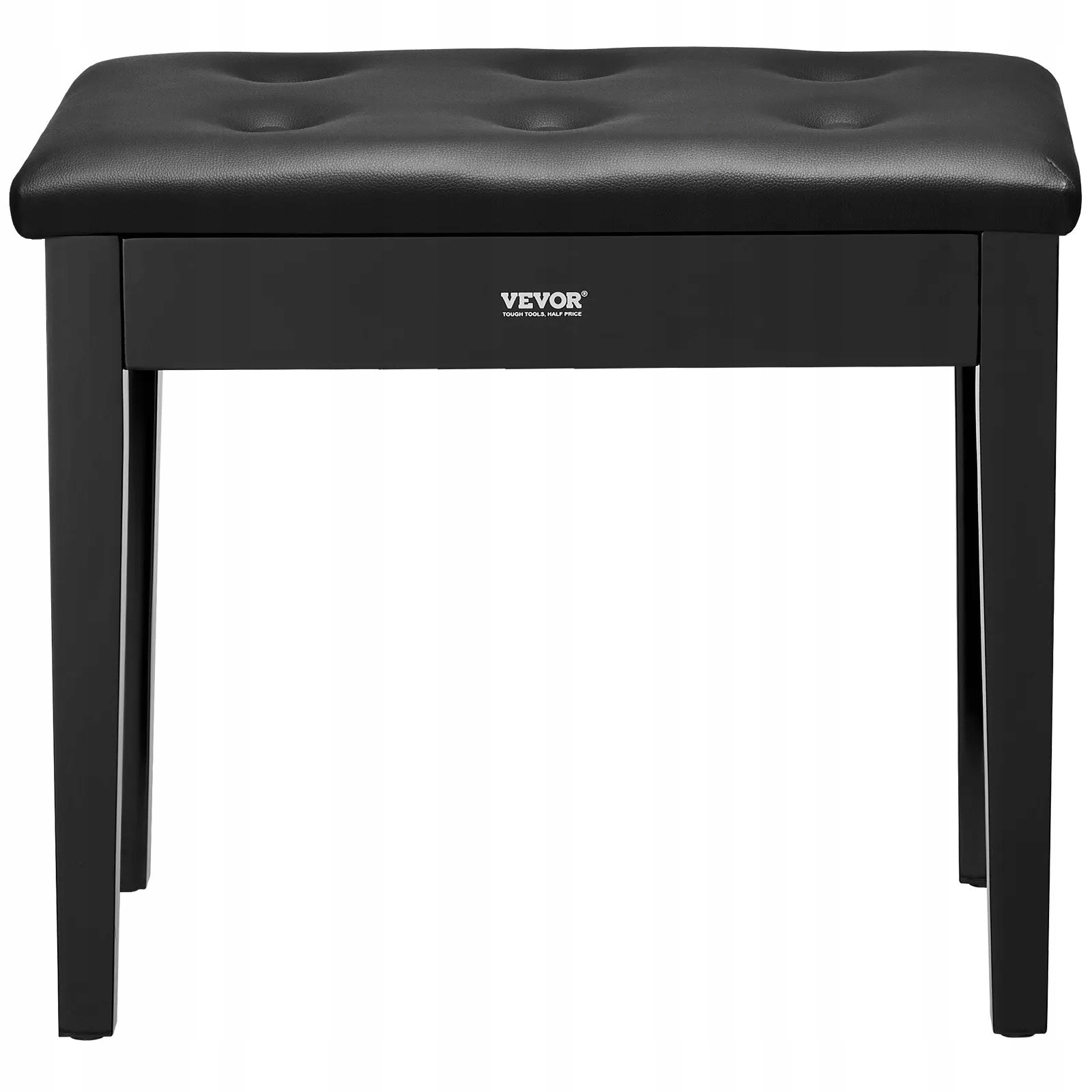 Lavička na klavír 56x35x48,5 cm s úložným prostorem, čalouněný sedák