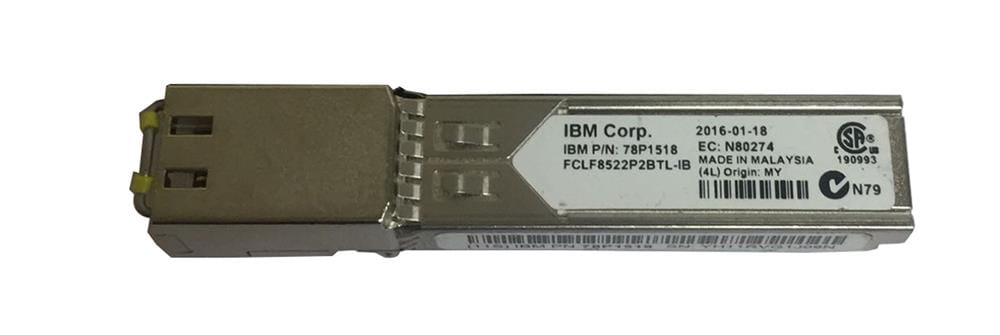 IBM 78P1518 FCLF8522P2BTL-IB 1G 100M 850NM MM