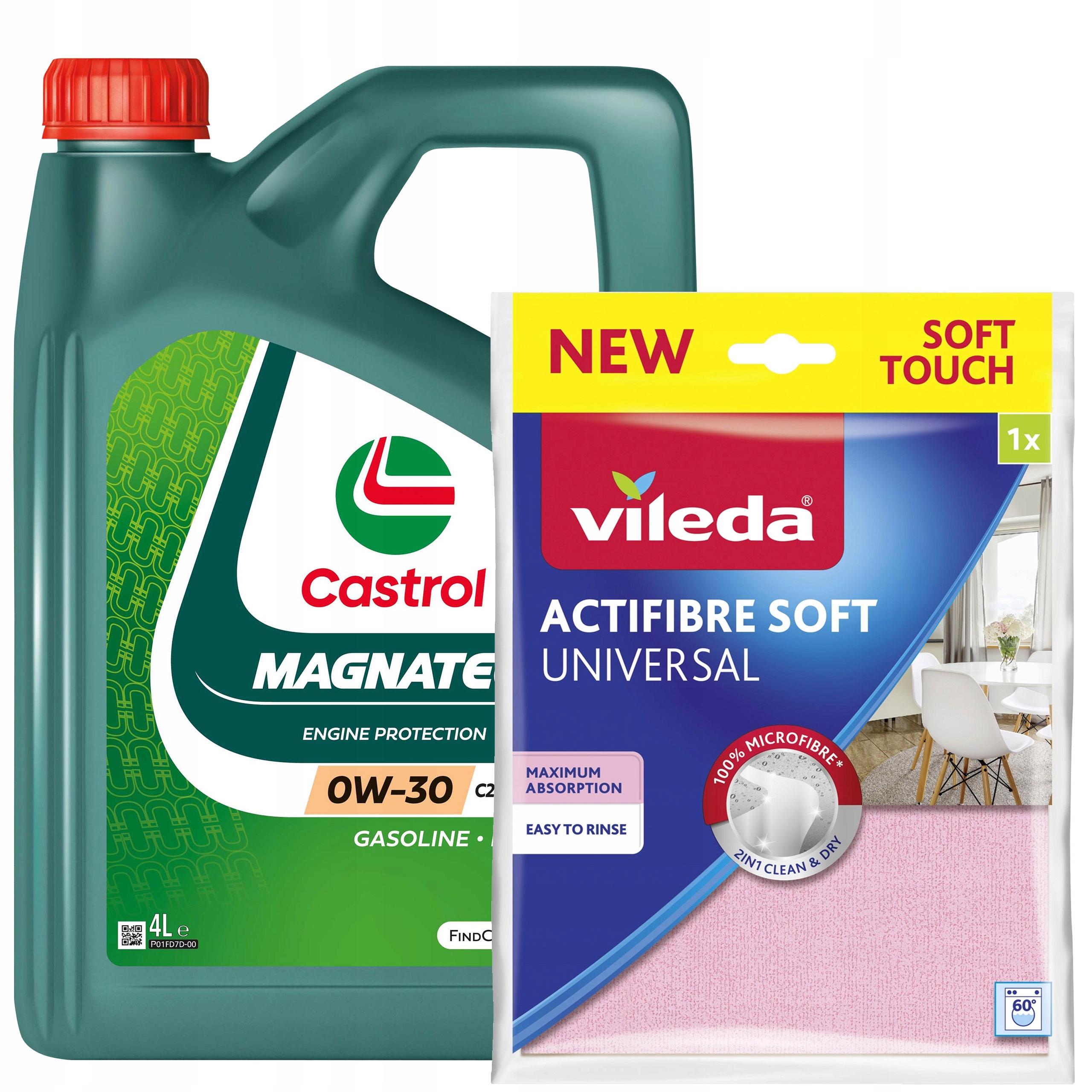 Olej Castrol Magnatec 0W-30 C2 4L Utěrka